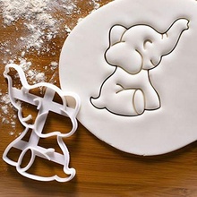 elephant cookie cutter - cutters kitchen cookies animals 3d print model - Mito3D