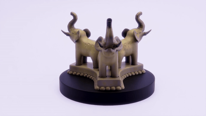 elefante adivinhação arte profecia suporte atormentar oleiro hogwarts legado cristal bola futuro dementador bruxaria mundo bruxo trouxas magia fantástico bestas grifinória sonserina lufa ravenclaw 3d print model - Mito3D