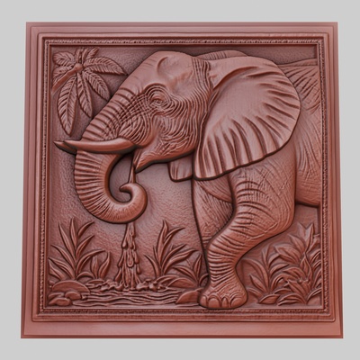 elefante bevande acqua tronco 3d stampante modello animale obj stl arte 3dmodel scultura fauna selvatica mammifero uccello rettile predatore erbivoro creatura marina natura stampabile sollievo yeggi mito3d 3d print model - Mito3D