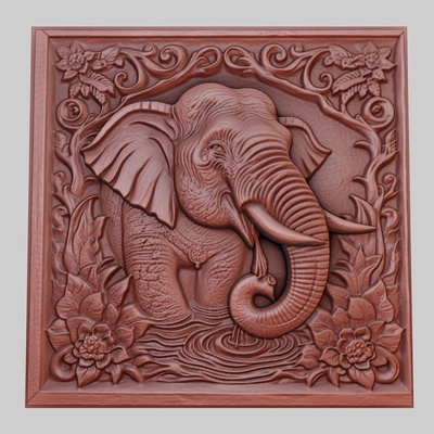 elefante bevande acqua tronco 3d stampante modello animale obj stl arte 3dmodel scultura fauna selvatica mammifero uccello rettile predatore erbivoro creatura marina natura stampabile sollievo yeggi mito3d 3d print model - Mito3D