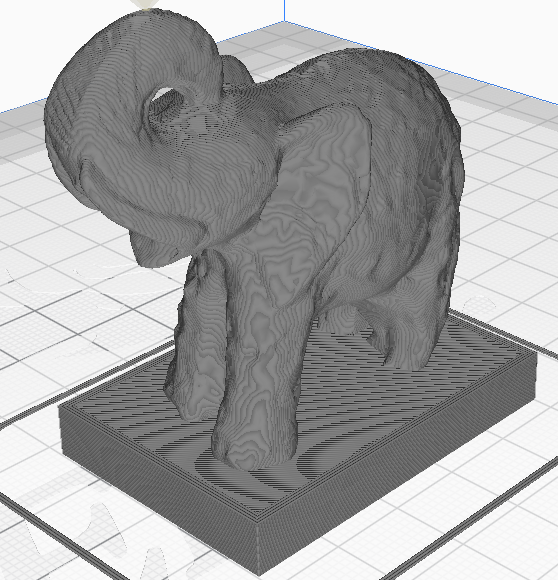 elephant figure animal decoration 3D print model - Mito3D