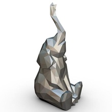 2 fil figürü oyun memeli sanat hediye baskı takı lowpoly kolye <url> hayvan dekor heykelcik iç tasarım Minyatürler heykel oyuncak çizgi film papercraft origami 3d print model - Mito3D