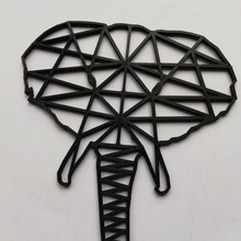 elefante cabeça gadget animal poli 3d print model - Mito3D