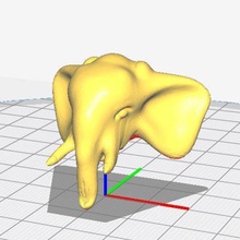 Elefantenkopf ganesha ganapati Kunst Elefanten 3d print model - Mito3D