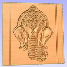 elephant head various stl 3d relief 3d print model - Mito3D