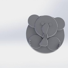 elephant medal fashion 3d print model - Mito3D