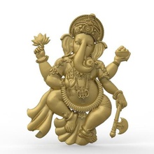 elephant multiple arms god bouddhism art 3d print model - Mito3D