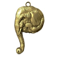 l'éléphant pendentif bijoux mode bijou animal nature 3d print model - Mito3D