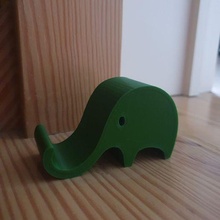 Elefant Telefon Halter Unterstützung Gadget 3d print model - Mito3D