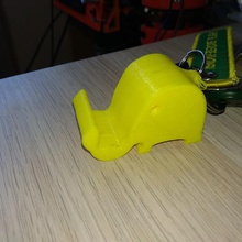 elephant phone holder gadget animal keychain 3d print model - Mito3D