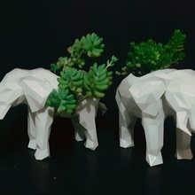 elefante fioriera 3d print model - Mito3D