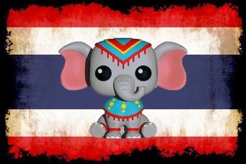 l'éléphant Thaïlande 3 cabezon3degdesign jouet funko funkotoy funkos Bouddha 3d print model - Mito3D