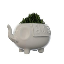 éléphant vase de la plante maison l'éléphant décoration l'usine 3d print model - Mito3D