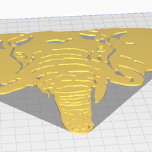 fil duvar dekorasyon Afrika 3d yazıcı 3d print model - Mito3D