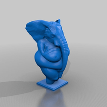 elephant willendorf art sculptures venus 3d print model - Mito3D