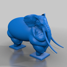 elephant donna willendorf ii art sculture 3d print model - Mito3D