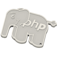 elephpant various key ring php elephant technology web 3d print model - Mito3D