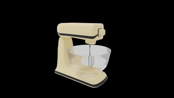 eletrical appliances - mixer blender toaster moka achitecture interior design kitchen coffee 3d print model - Mito3D