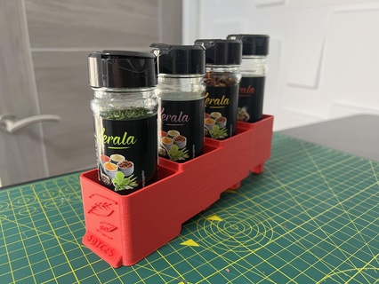 elevated spice rack Home storage holder 3d print model - Mito3D
