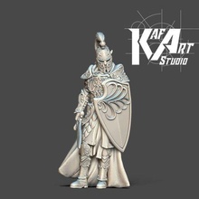 elf - 35 mm scale game character guardian miniature figurine 3d print warrior fantasy wargame tabletop highelf boardgame dd 3d print model - Mito3D