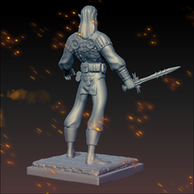 elf - heroic quests series hero quest barbarian dwarf wizard tabletop game rpg dungeons and dragons d&d broad sword heroquest 3d print model - Mito3D