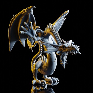 elf dragon deathclaw dark elves high wargaming fantasy 28mm dungeons tabletop age aos stl one druchii asur wings 3d print model - Mito3D