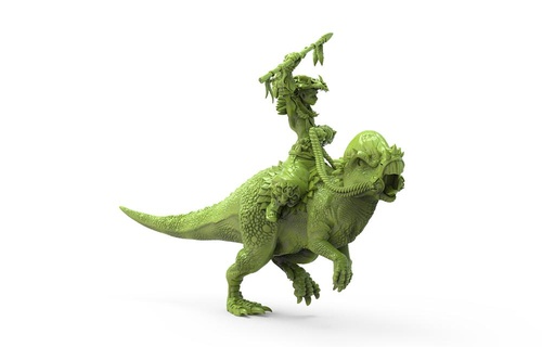 elf şövalye Dinozor Warhammer savaşçı 3d baskı 3d print model - Mito3D