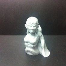 elf street mage bust game 3d print model - Mito3D