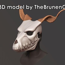 elias Ainsworth cráneo antiguo mago novia cosplay 3d impresión modelo 3d print model - Mito3D