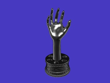 elissabat premio mano mostro alto Bambola personalizzato accessorio elisabat 3d print model - Mito3D