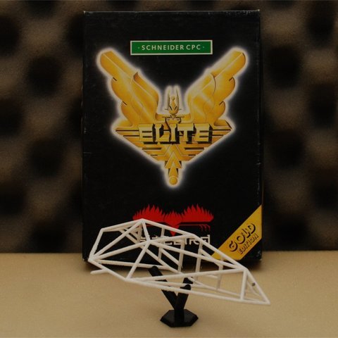elite cobra mkiii game vehicles wireframe mk iii 3 mk3 3D print model - Mito3D