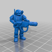 elite imperial espaço tempestade Soldado descendentes especial armas 40k astra militarum guarda martelo guerra brinquedo 3d print model - Mito3D