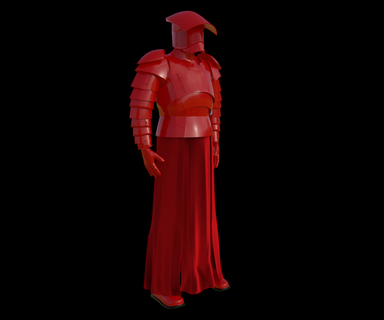 elite praetorian guard armor starwar last jedi star wars episode 8 roque one cosplay 3d stl costumes darth vader helmet 3d print model - Mito3D