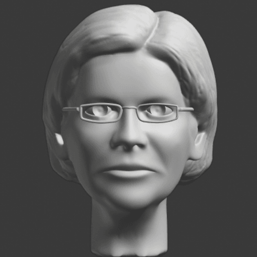 elizabeth warren vari trump america 3D print model - Mito3D