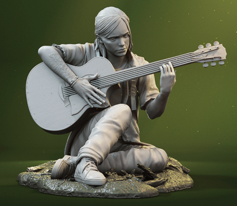 ellie guitarra fdm us artilugio juego of 3D print model - Mito3D