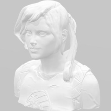 ellie last us art tea hd game character 3d print model - Mito3D