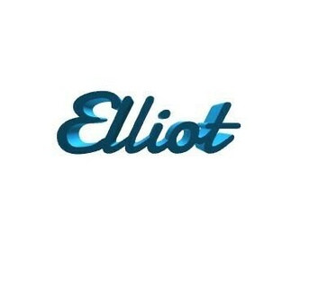 elliot oğlan erkek adam ilk isim dekorasyon Sanat ev gün bricoloup 3d 3d print model - Mito3D