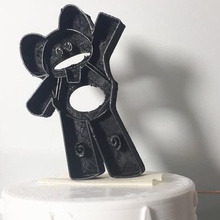 elly cortante galletitas çerez kesici pato pocoyo ev feliz 3d print model - Mito3D