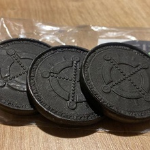 elrond monnaie art doré crypto Bitcoin cryptomonnaies commerce devise 3d print model - Mito3D