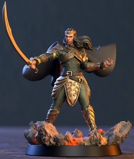 elrond lord rings tolkien 3d print model - Mito3D