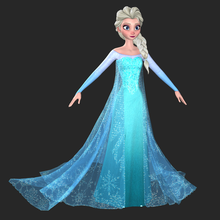 Elsa 3d art modèle 3d print model - Mito3D