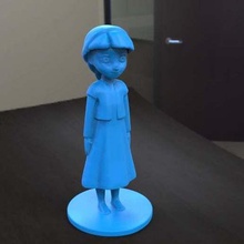 elsa jung v2 gefroren Skulpturen 3d print model - Mito3D