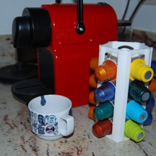 d'autre distributeur à café la maison capsule nespresso concessionnaire 3d print model - Mito3D