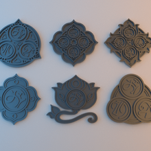 elvan emblems - children eldair fashion accessories elven cosplay brooch 3d print model - Mito3D