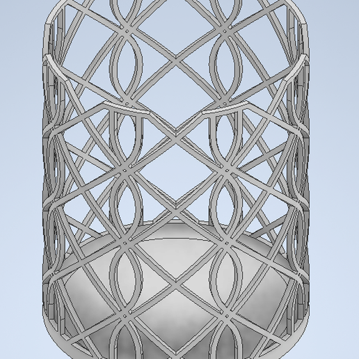 Elf Kelt stil kalem Fincan 3 Kulp destek dolma tasarım 3D print model - Mito3D