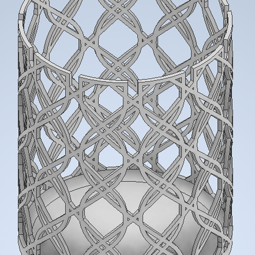 Elf Kelt stil kalem Fincan 5 Kulp destek dolma tasarım 3D print model - Mito3D