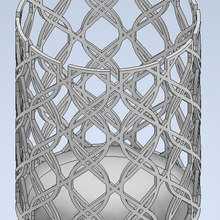 elven celtic style pencil cup 5 holder pen design 3d print model - Mito3D