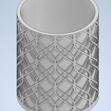 elven celtic style pencil cup 7 holder pen design 3d print model - Mito3D