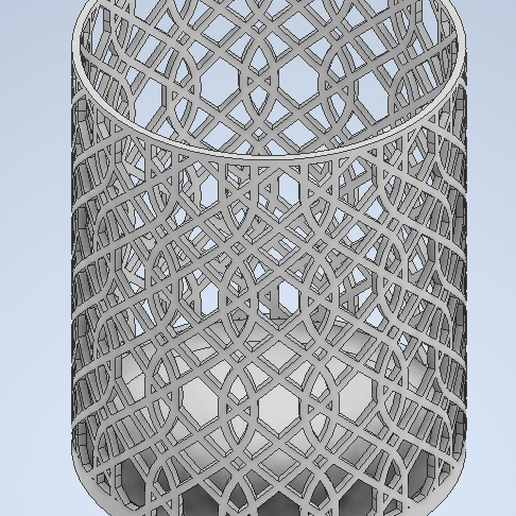 Elf Kelt stil kalem Fincan 9 Kulp destek dolma tasarım ofis 3D print model - Mito3D