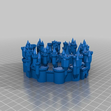 elven city architecture customized buildings structures 3d print model - Mito3D